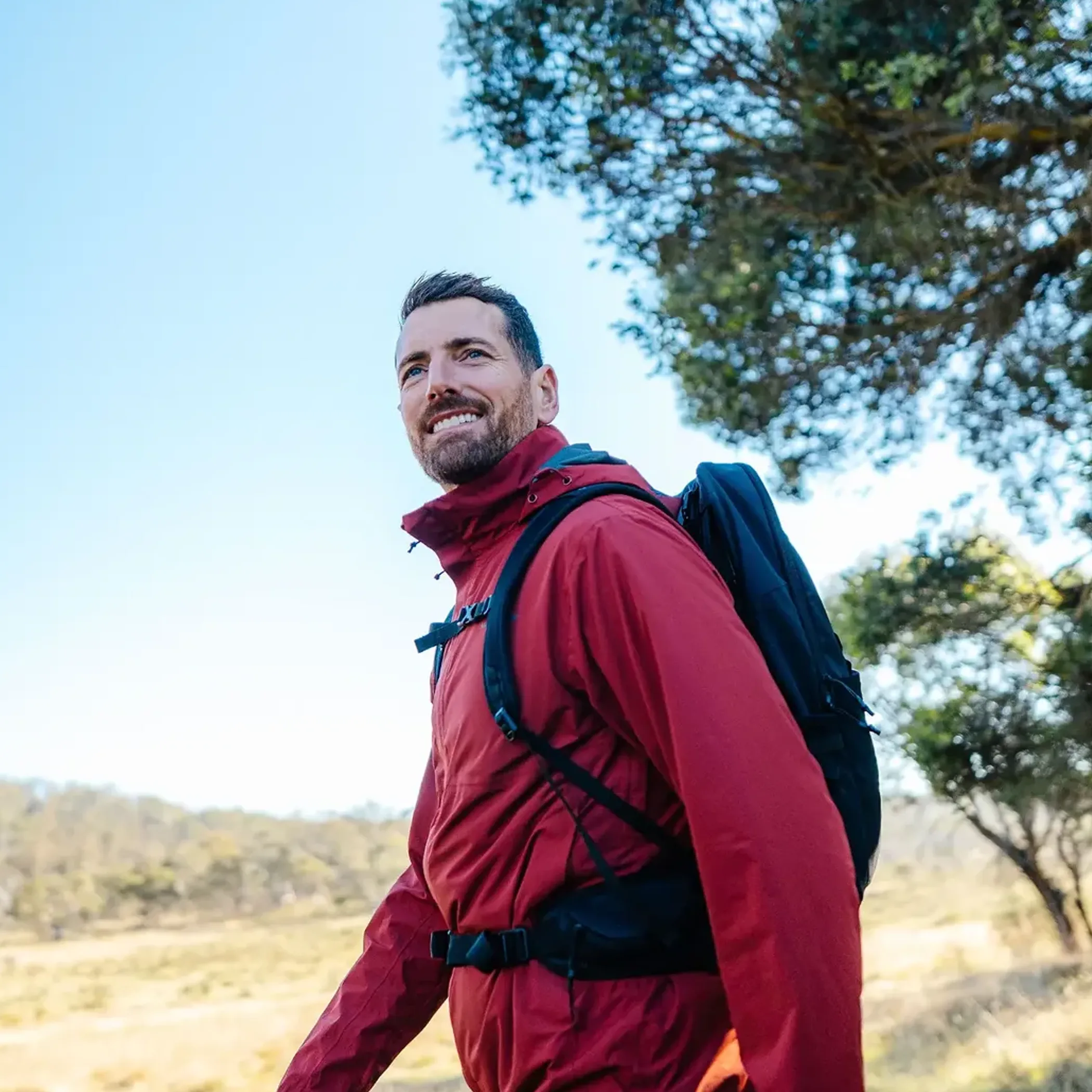 outdoor hiking scene