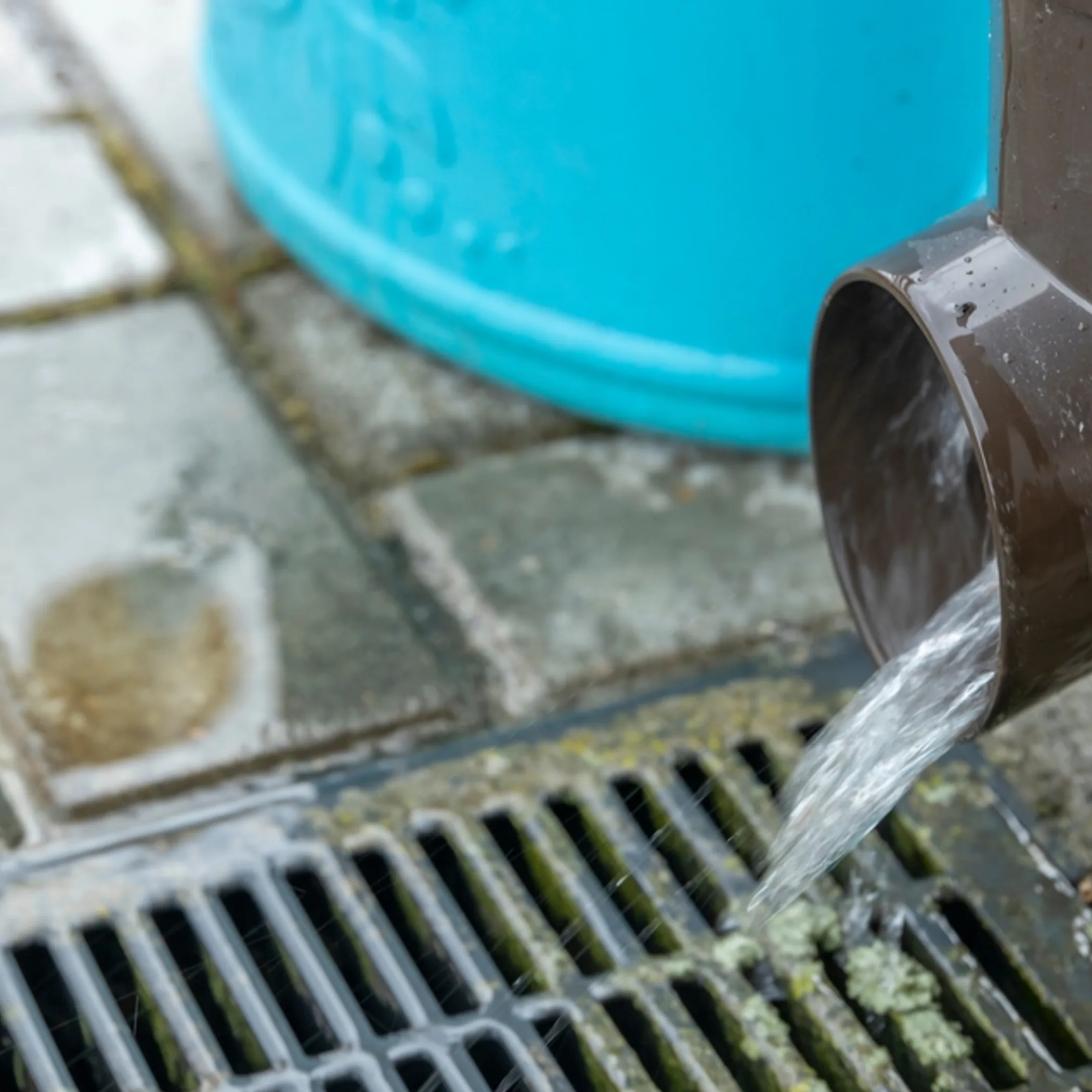 blocked drains and stormwater overflow