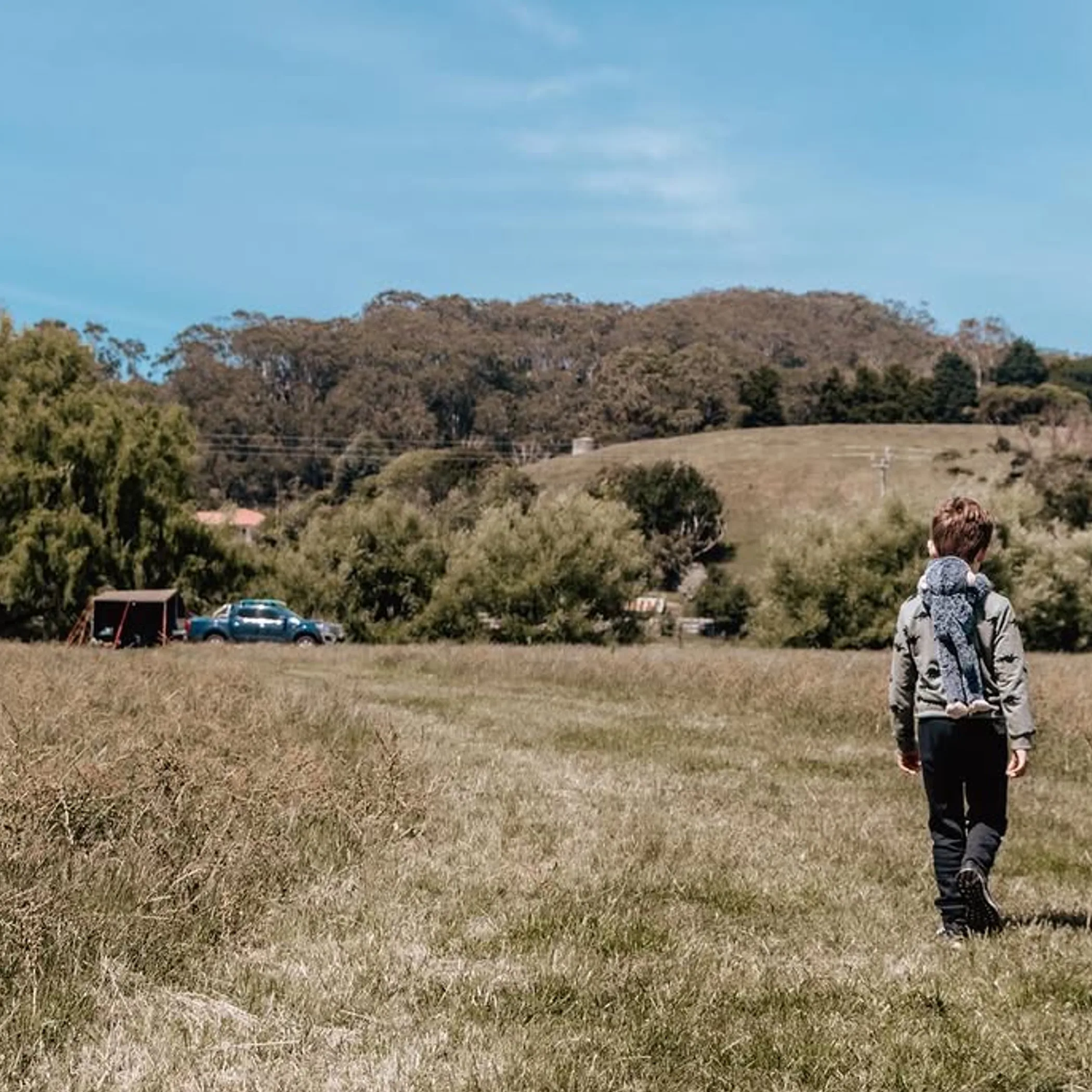 outdoor camping scene