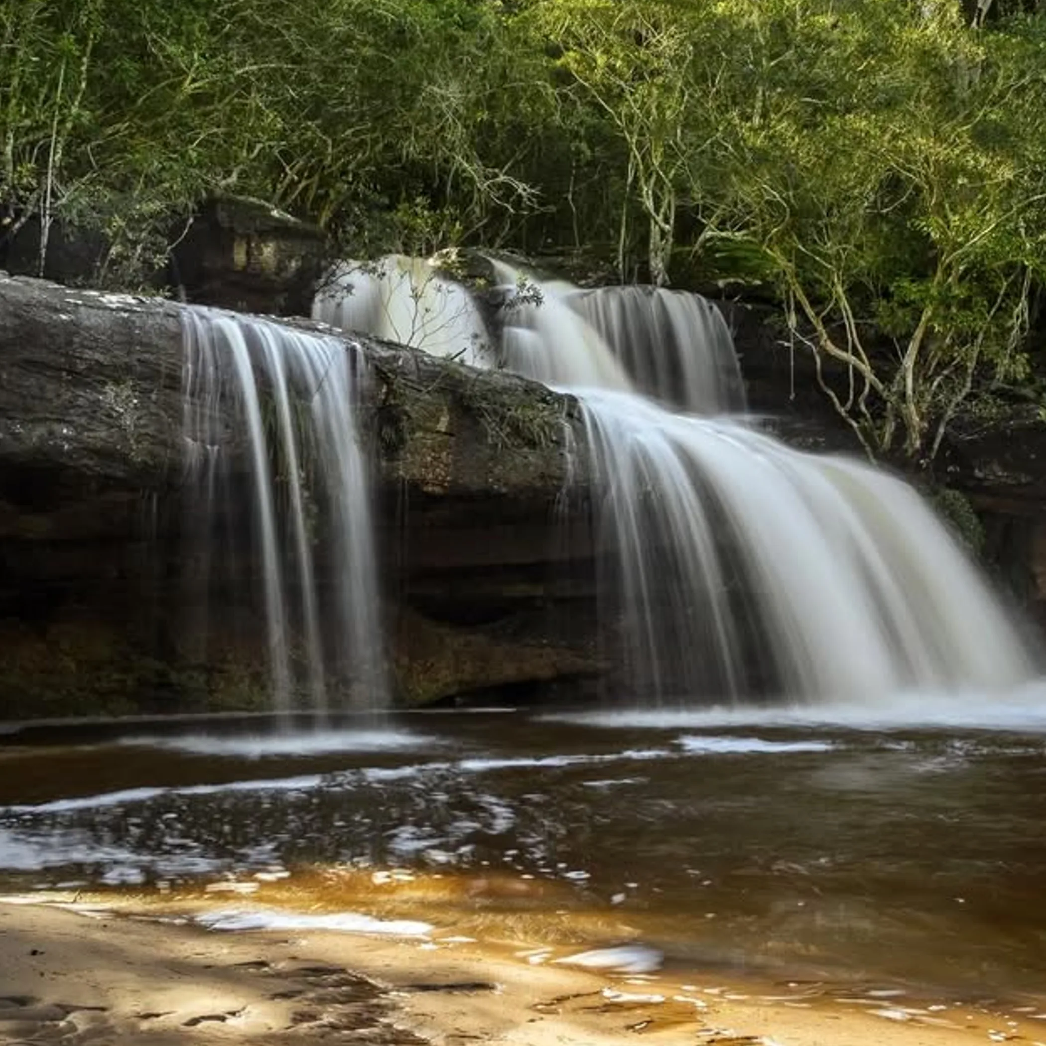 remote sydney-area waterfall