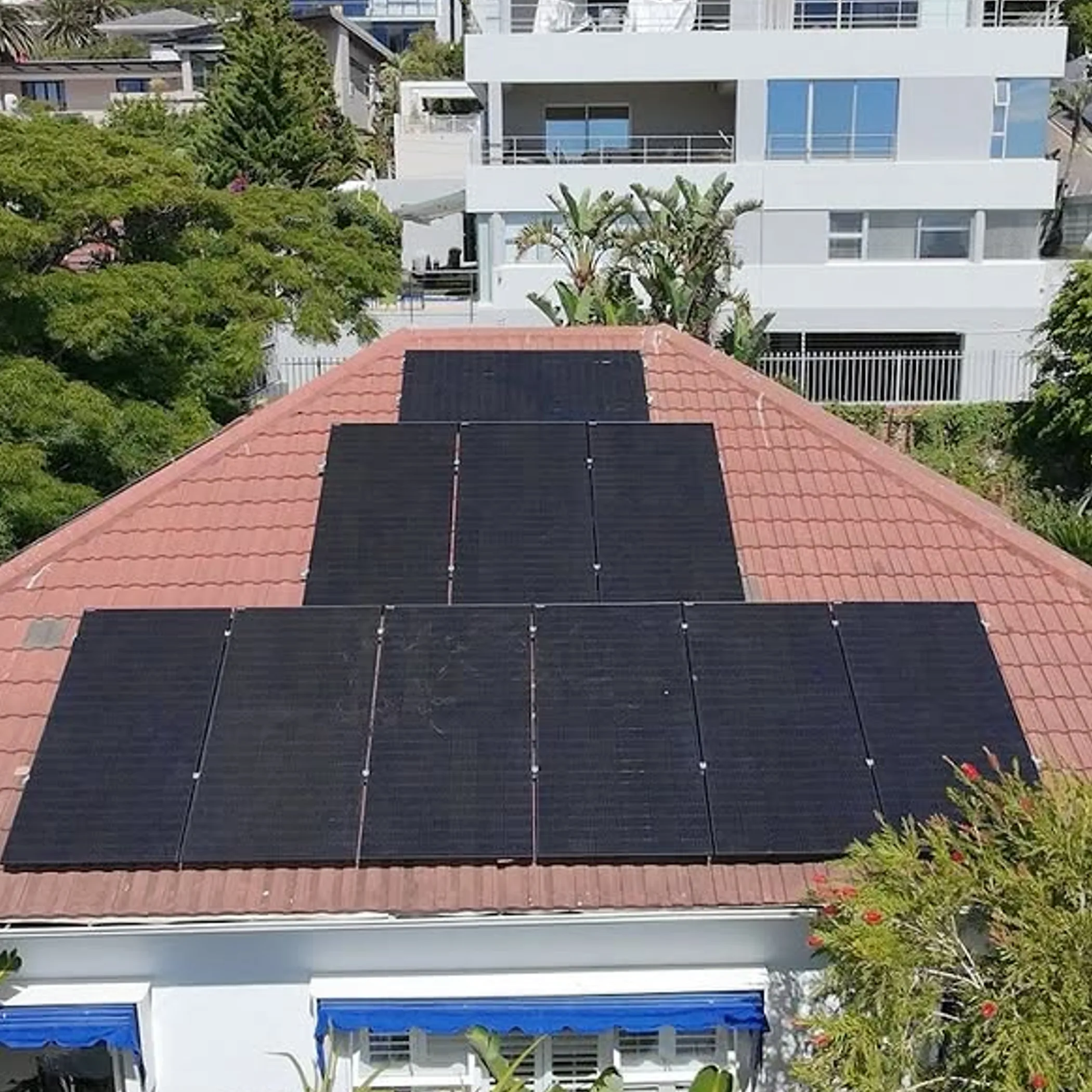 rooftop solar panel system