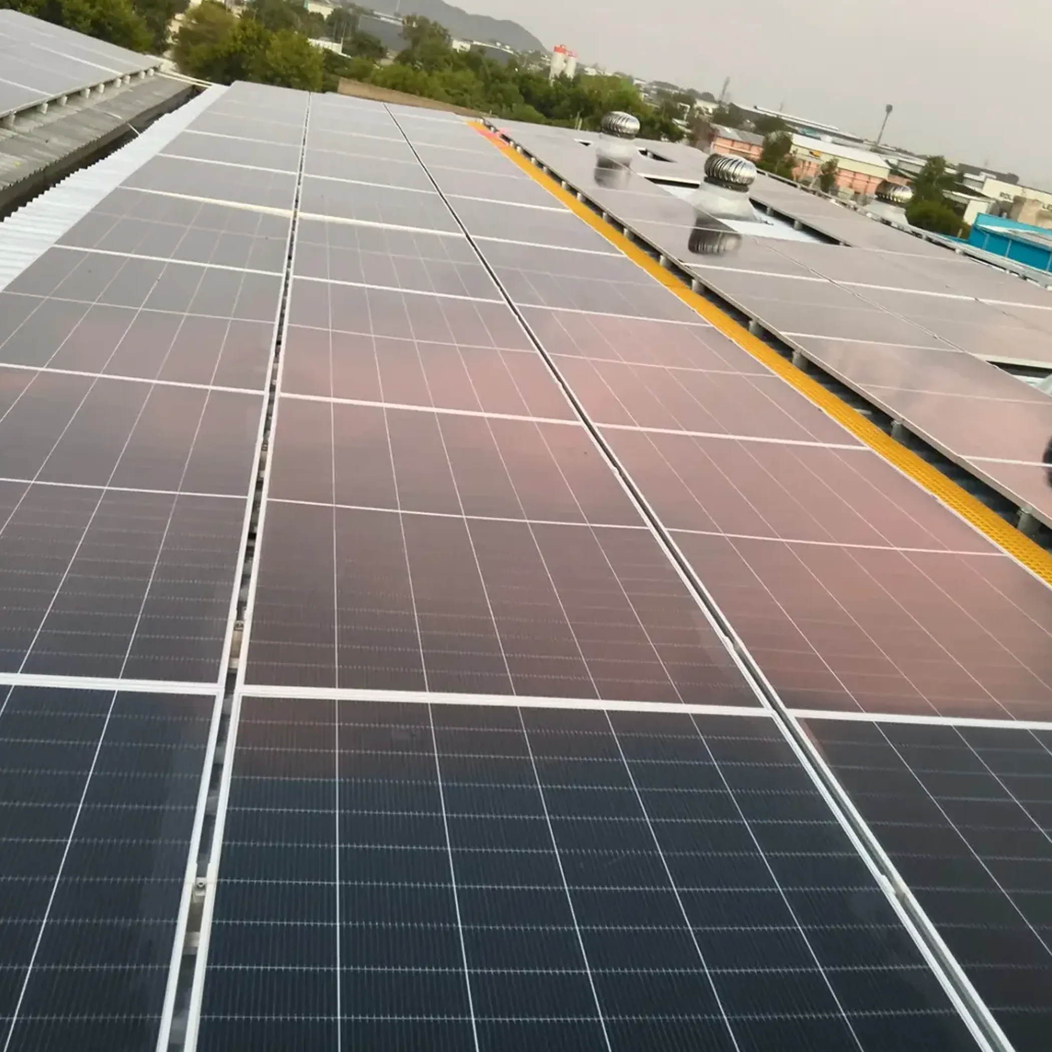 solar panel installation